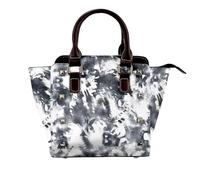 Leather One-Shoulder Rivet Bag Ladies' Handbag With Fully Printed And Multi-Faceted Design, With Adjustable Shoulder Strap And Fashionable Pu Diagonal Bag, Suitable For Commuting, Traveling