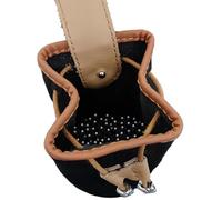 Leather Outdoor Waist Bag - Luxury Tactical Slingshot Bag - Multi-functional utility gadget waist for slingshot meatball storage for hiking and camping