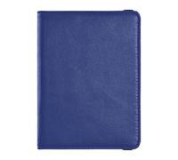 Leather Passport and Vaccine Card Holder Combo Passport Case Travel Documents Wallet Passport Holder for Travel Essential Waterproof, Indigo, One Size, Modern