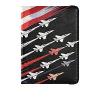 Leather Passport and Vaccine Card Holder Combo Passport Case Travel Documents Wallet Passport Holder Combo with Vaccine Card Slot for Travel Essential Waterproof, Color 49, one size, Modern