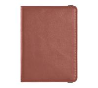 Leather Passport and Vaccine Card Holder Combo Travel Documents Organizer Protector Passport Holder Case for Men and Women Waterproof, Rust, One Size, Modern