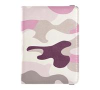 Leather Passport and Vaccine Card Holder Combo Travel Passport Wallet With Vaccination Card Slot Passport Cover Holder Wallet Case for Women and Men Waterproof, 3-Camouflage, One Size, Modern