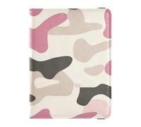 Leather Passport and Vaccine Card Holder Combo Travel Passport Wallet With Vaccination Card Slot Passport Cover Holder Wallet Case for Women and Men Waterproof, Camouflage Taupe, One Size, Modern