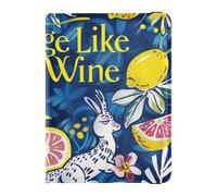 Leather Passport and Vaccine Card Wallet Combo Travel Documents Organizer Protector Passport Holder for Women and Men Waterproof, Vintage Like Fine Wine Henri style animal, One Size, Modern