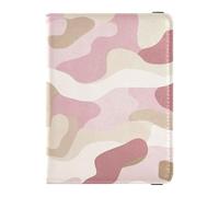 Leather Passport and Vaccine Card Wallet Combo Travel Documents Organizer Protector Passport Holder for Travel Essential Waterproof, Camouflage Khaki, One Size, Modern