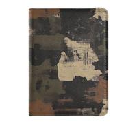 Leather Passport and Vaccine Card Wallet Combo Travel Documents Organizer Protector Passport Holder for Travel Essential Waterproof, Military Camouflage, One Size, Modern