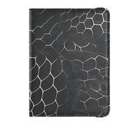 Leather Passport and Vaccine Card Wallet Combo Travel Passport Wallet Passport Holder Case for Men and Women Waterproof, 5snake skin print style on the backgroud of, One Size, Modern