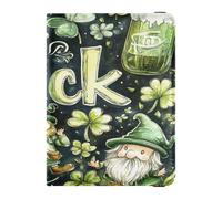 Leather Passport Card Holder Cover Combo Lightweight Card Holder Passport Case for Women and Men Cute Passport Book Travel St.Patrick's Luck, St.Patrick's luck, One Size, Casual