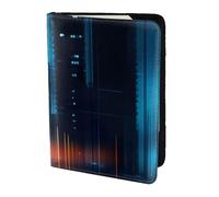 Leather Passport Holder Cover Case Abstract People2 Print Eco-Friendly Genuine Leather Travel Essentials