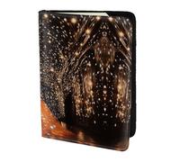 Leather Passport Holder Cover Case Follow Your Dreams Print Eco-Friendly Genuine Leather Travel Essentials