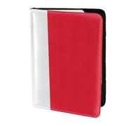 Leather Passport Holder Cover Case French flag Print Eco-Friendly Genuine Leather Travel Essentials
