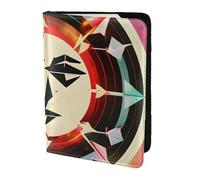 Leather Passport Holder Cover Case Hunting Arrows Triangles Deer Print Eco-Friendly Genuine Leather Travel Essentials