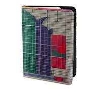 Leather Passport Holder Cover Case school math Print Eco-Friendly Genuine Leather Travel Essentials