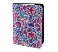 Leather Passport Holder Travel Women Men - Slim Cute Nautical Passport Wallet Cover Case, Travel Document Holder Holds, Document, Cards, Tickets, Id for Airport Essentials 5.5 Inch