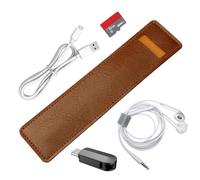Leather Pen Case - Vintage Fountain Pen Holder Sleeve | Protective Pencil Pouch for Ballpoint, & Gel Pens | Elegant Single Pen Cover for Office, School & Travel | Premium Leather Pen