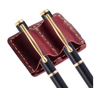 Leather Pen Holder for Notebooks,Anti-Lost Portable | Notebook Pen Pencil Holder Clip | for Office Classroom College Travel Laboratory Outdoor Conference Exhibition