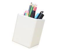 Leather Pen Holders Desk Organizers Square Pencil Holders for Home Household Bathroom Storage Square Pen Holders