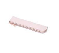 Leather Pen Pocket Fit for Fountain Pen PPT Remotes Presentation Clicker PU Sleeve Business Giveaways for Women Sleeve Pouch Zippered Leather Case Hard Cover Journals