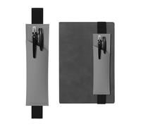 Leather Pen Pouch Bookmark â€“ Full-Print Dual-Sided PVC Leather Bookmarker with Elastic Band for Notebooks, Journals & Planners (8â€“10 in Pens, 2â€“3 Capacity)