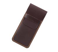 Leather Pen Sleeve Adjustable Compartments Fountain Pens Organiser Lightweight Travel Case for Men Women Antique Pen Case