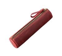 Leather Pen Storage Spacious Zippered Compartment Fountain Pen School Office Business Accessories Leather Pen Organizer, Oh!