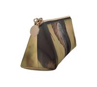 Leather Pencil Case Cute Zipper Pencil Pouch Aesthetic Pen Bag Baby Elephant Cosmetic Makeup Bag for Men Women