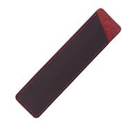 Leather Pencil Case Handmade Pens Holder Bevel Crazy Horse Pen Protective Sleeve Cover, Red