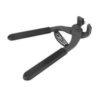 Leather Piercer, Leather Craft Hole Punch Tools 4mm Silent Leather Hole Punch Stitching Handheld Pliers Leather Craft Tool Home Leather Plier with Foam Handle for Belts Straps