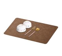 Leather Placemat - Heat Resistant Kitchen Textile, Table Protector for Home Utensils | for Families Home Apartment Office Dinner Party Holiday Restaurant Picnic Camp