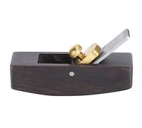 Leather Planer Wooden Steel Hand Tool Professional Leather Cutter Thinning Beveling Crafting Tool for Leatherworking DIY Projects Ebony Wood Steel 80 x 22 x 20mm 1PC