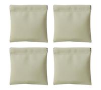 Leather Pocket Cosmetic Bag,Waterproof Selfs-Closing Small Makeup Pouches Minis Travel Storage Bag for Headphones Jewelry Women's Small Makeup Bag for Purse