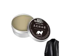 Leather Polish - Leather Cream | Mink Oil Leathers Polish | Natural Leathers Maintenance Cream For Clothing, Boots, Saddles, Sofas, Car Interiors & Bags
