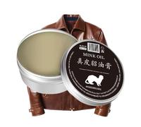 Leather Polish Refurbish Cream Balm - Leather Care Balm | Mink Leather Polish Cream | Leather Renovating Polish | Leather Restorer Cream | Leather Maintenance Tool for Clothing Shoes Sofas