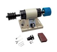 Leather Polishing Machine with 0-8000RPM Speed Control, Edge Grinding Tool for Leathercraft Finishing and Burnishing, 220V