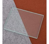 Leather Polishing Tempered Glass Burnisher Slicker Plate Leather Craft Tools, DIY Leather Craft Glass Slicker for Burnishing for Burnishing, Leather Polishing Tempered Glass Burnisher Slicker Plate