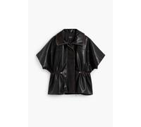 Leather Poncho Women Desigual Noir TU