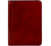 Time Resistance Leather Portfolio Folder A4 Document Case Business Padfolio Organizer Folio
