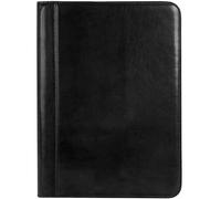 Leather Portfolio Folder A4 Document Case Business Padfolio Organizer Folio - Time Resistance