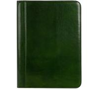 Leather Portfolio Folder A4 Document Case Business Padfolio Organizer Folio - Time Resistance