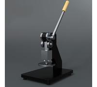 Leather Press Machine, Heavy Duty Flatbed Manual Punching and Flattening with 346° Feeding, 3-Level Height Adjustment for Punching, Embossing, Cutting and Extruding