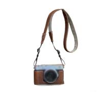 Leather Protective Half Case, forFUJI XE5 camera PU Half-Grid Camera Bag Base Protective Shell replacement(brown)