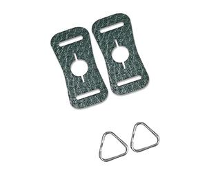 Leather Protector Cover Camera Belt Split Hook Connector DSLR Shoulder Belt Triangle with Leather Cushion for Camera Body