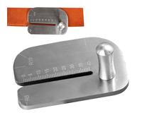 Leather Pulling Board Cutting Tool, Manual Stainless Steel Leather Cut Ruler Tools, Pricking Iron Accessories and Punching Plate for Positioning Marking Measuring Leathercraft Projects