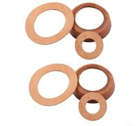 Leather Pump Valve Cup Replacement Kit for Pitcher Spout and Hand Pumps, Includes 2 Leather Lower Valve Cups and 4 Gaskets, Compatible with 75 Handle Pump Models