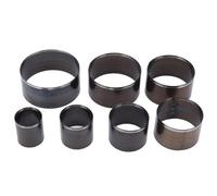 Leather Punch Cutter Set 7Pcs Leather Cutting Die Set Round Cutting Punching Die Craft Puncher Leatherware Craft Shape Cutters Fiber Silicone Hollow Punching Tool