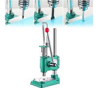 Leather Punch Machine, Multifunction Manual Press Tool, Heavy Duty Hole Puncher for Various Industries, Desktop Hand Punching, 320kg Capacity
