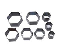 Leather Punch Set - Leather Hole Punch, Belt Hole Puncher Tool, Metal Hole Punch Set, High Carbon Steel, Heavy Duty, Multi-Size Hexagonal Dies, DIY Leather Craft