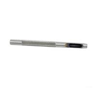 Leather Punch Tool 1.5-4mm Round Hole Puncher for Belts, Watch Straps, DIY Leather Craft, Canvas, Vinyl, Rubber, Webbing and Gasket Making, 45# Steel Hand Tool for Precision(4mm)