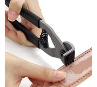 Leather Punch Tool, 4mm Silent Leather Hole Punch Carbon Steel Leather Craft Punch Tools(4mm-4 Teeth)
