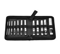 Leather Punch Tool Set Durable Steel Puncher Kit for Crafting 12PCS Hollow Round Punch Tool 3-19mm